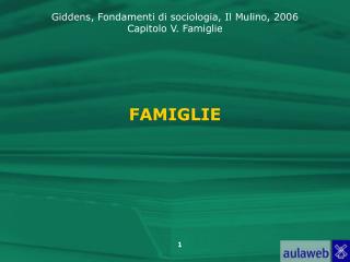 FAMIGLIE