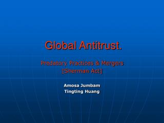 Global Antitrust.