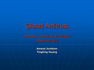 Global Antitrust.