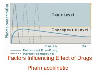 Factors Influencing Effect of Drugs Pharmacokinetic