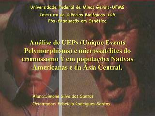 Universidade Federal de Minas Gerais-UFMG Instituto de Ciências Biológicas-ICB