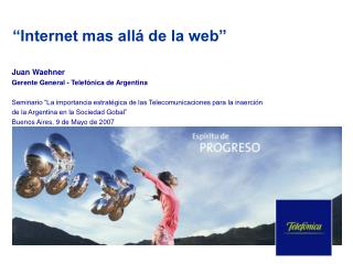 “Internet mas allá de la web”