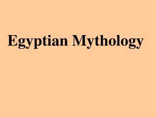 Egyptian Mythology