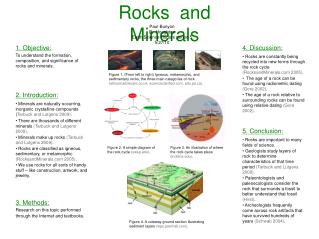 Rocks and Minerals