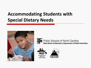 Accommodating Students with Special Dietary Needs