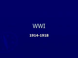 WWI