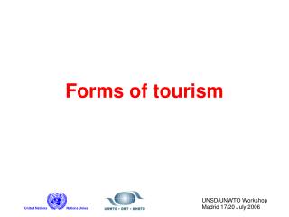 Forms of tourism