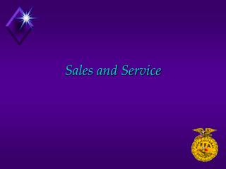 Sales and Service