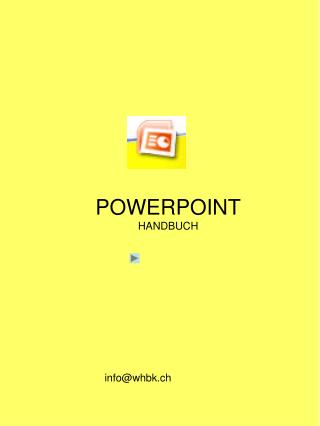 POWERPOINT HANDBUCH