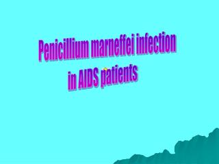 Penicillium marneffei infection