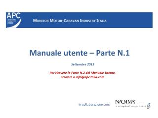 Manuale utente – Parte N.1