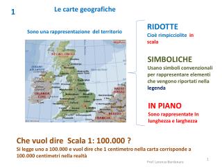 L e carte geografiche