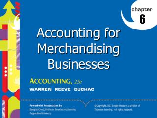 Accounting for Merchandising Businesses