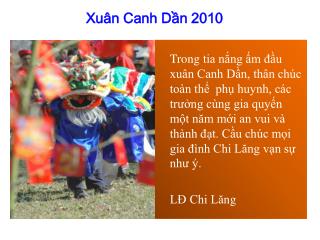 Xuân Canh Dần 2010