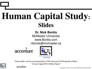 Human Capital Study : Slides