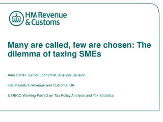 Many are called, few are chosen: The dilemma of taxing SMEs