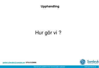 Upphandling