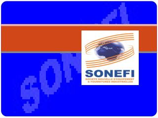 Présentation de la SONEFI Forme juridique : SARL Date de création : 1996