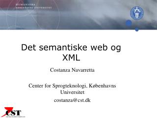 Det semantiske web og XML