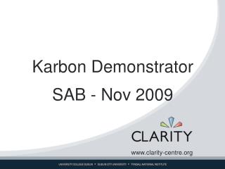 Karbon Demonstrator SAB - Nov 2009