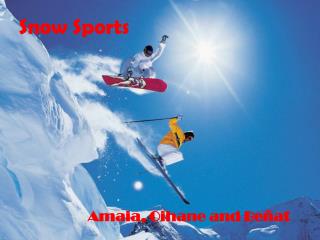 Snow Sports