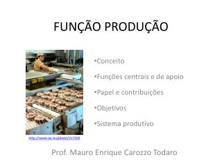 FUNÇÃO PRODUÇÃO