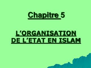 Chapitre 5