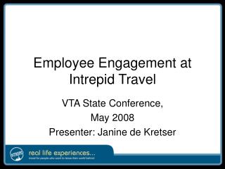 Employee Engagement at Intrepid Travel