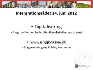 Intergrationsrådet 14. juni 2012