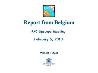 Report from Belgium