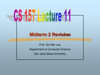 Midterm 2 Revision