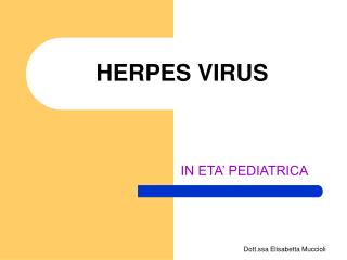 HERPES VIRUS