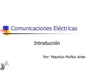 Comunicaciones Eléctricas