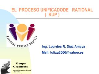 EL PROCESO UNIFICADODE RATIONAL ( RUP )