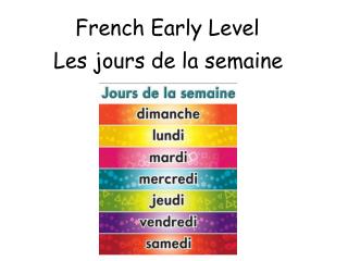 French Early Level