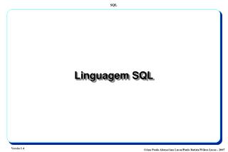 Linguagem SQL