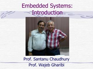 Embedded Systems: Introduction