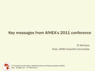 Key messages from AfHEA’s 2011 conference