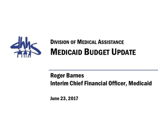 Division of Medical Assistance Medicaid Budget Update