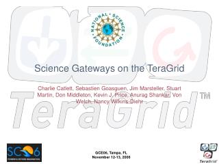 Science Gateways on the TeraGrid