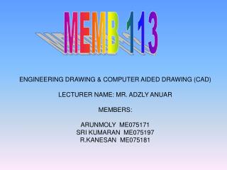 MEMB 113