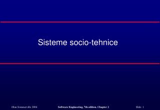 Sisteme socio-tehnice