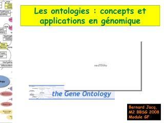 Les ontologies : concepts et applications en génomique