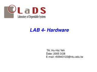 LAB 4- Hardware