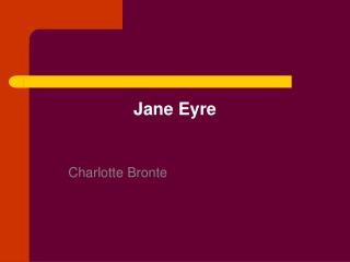 Jane Eyre