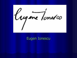 Eugen Ionescu