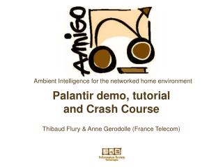 Palantir demo, tutorial and Crash Course