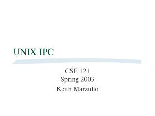 UNIX IPC