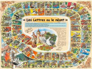 « Les Lettres ou le néant »