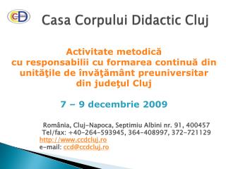 Casa Corpului Didactic Cluj